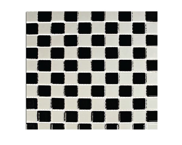 1” BLACK/WHITE CHECK