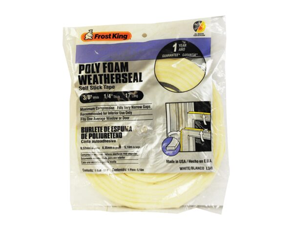 Polyfoam Weather Seal, Self-Stick