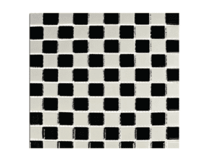 1” Black/White Check