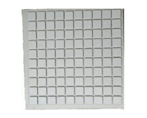 1x1 White Floor Tile