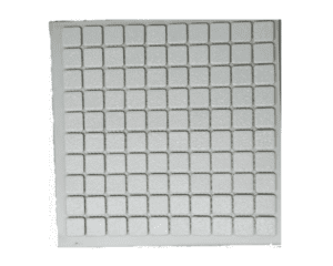 1x1 White Floor Tile