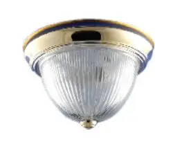 1 Bulb Brass Dome Fixture