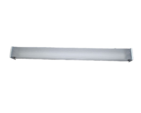 TWO BULB FLUORESCENT FIXTURE WITH VANDAL PROOF COVER