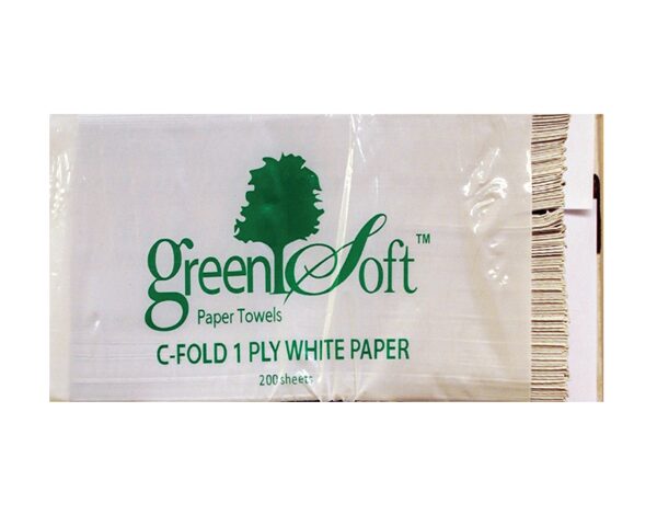 White C-Fold Paper Towels