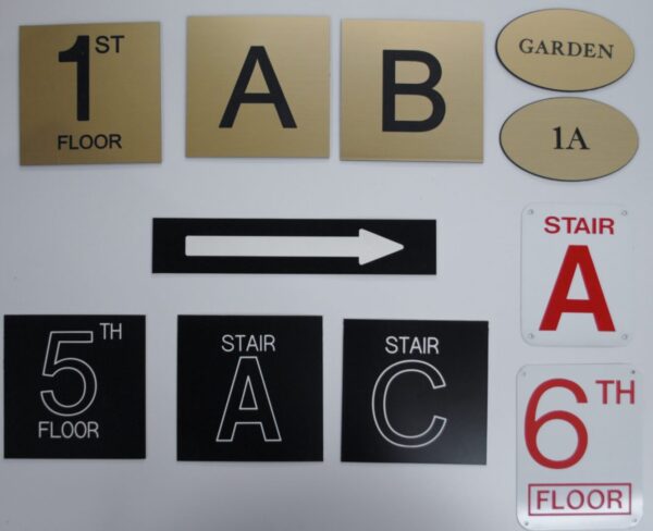 Building Floor and Stair Sign